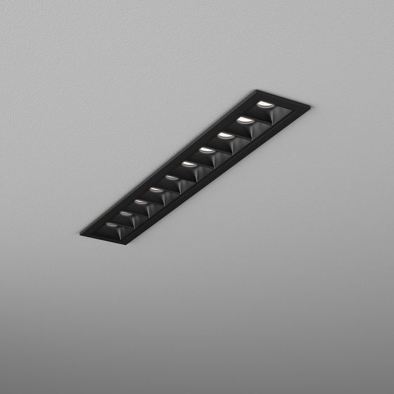 Darmowa Dostawa - Lampa do zabudowy 1x9.5 W czarna Aqform Rafter 37974L930FB0012