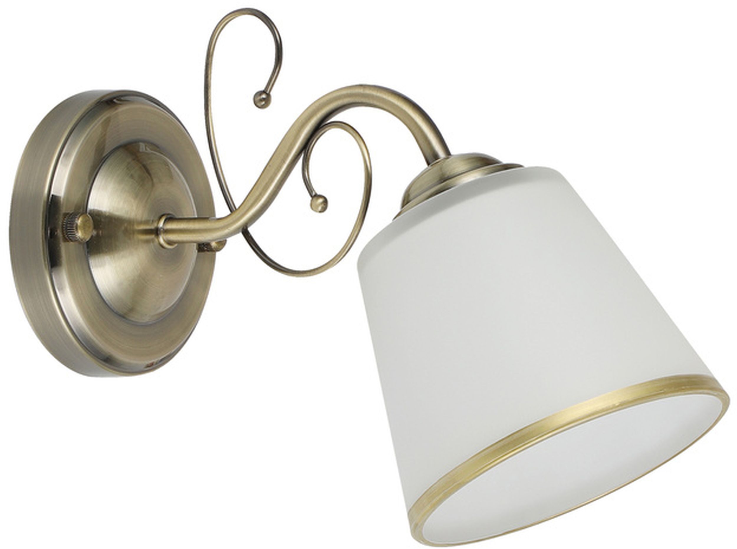 Darmowa Dostawa - Kinkiet 1x40 W biały Candellux Losanna 2126606