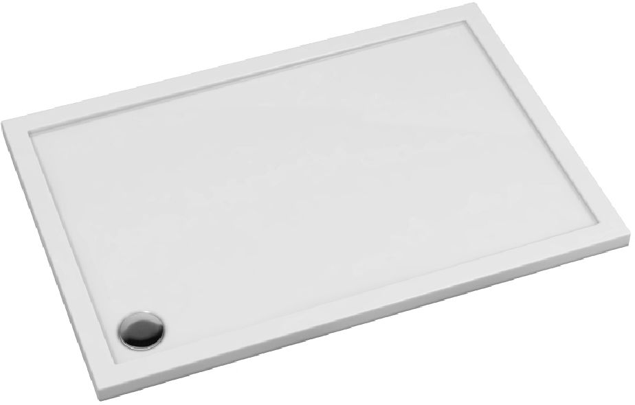 Darmowa Dostawa - Brodzik prostokątny 100x80 cm biały Schedpol Corrina New 34336