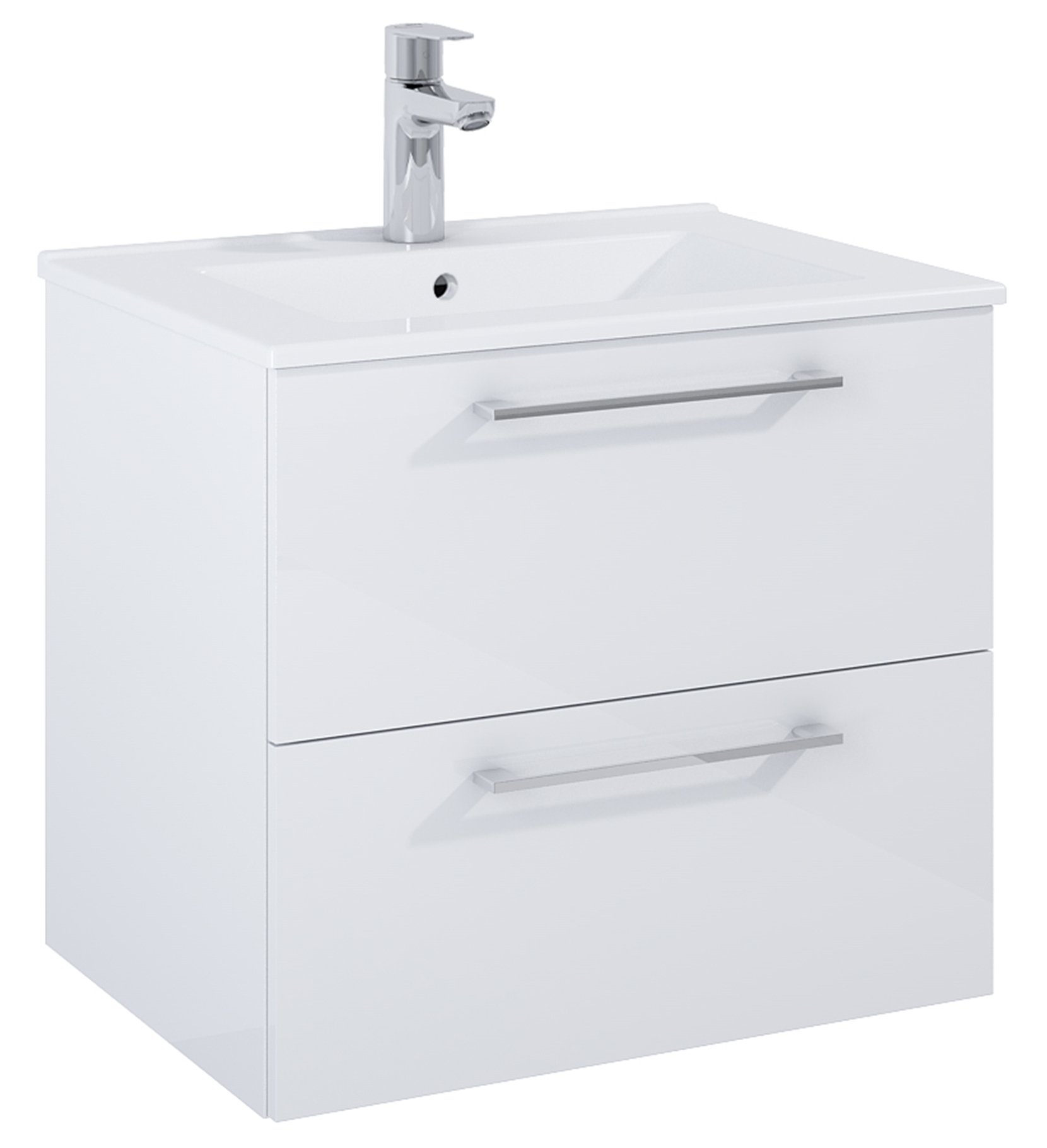 Darmowa Dostawa - Szafka 60x45.6x53 cm podumywalkowa wisząca biała Roca Roma A857949806