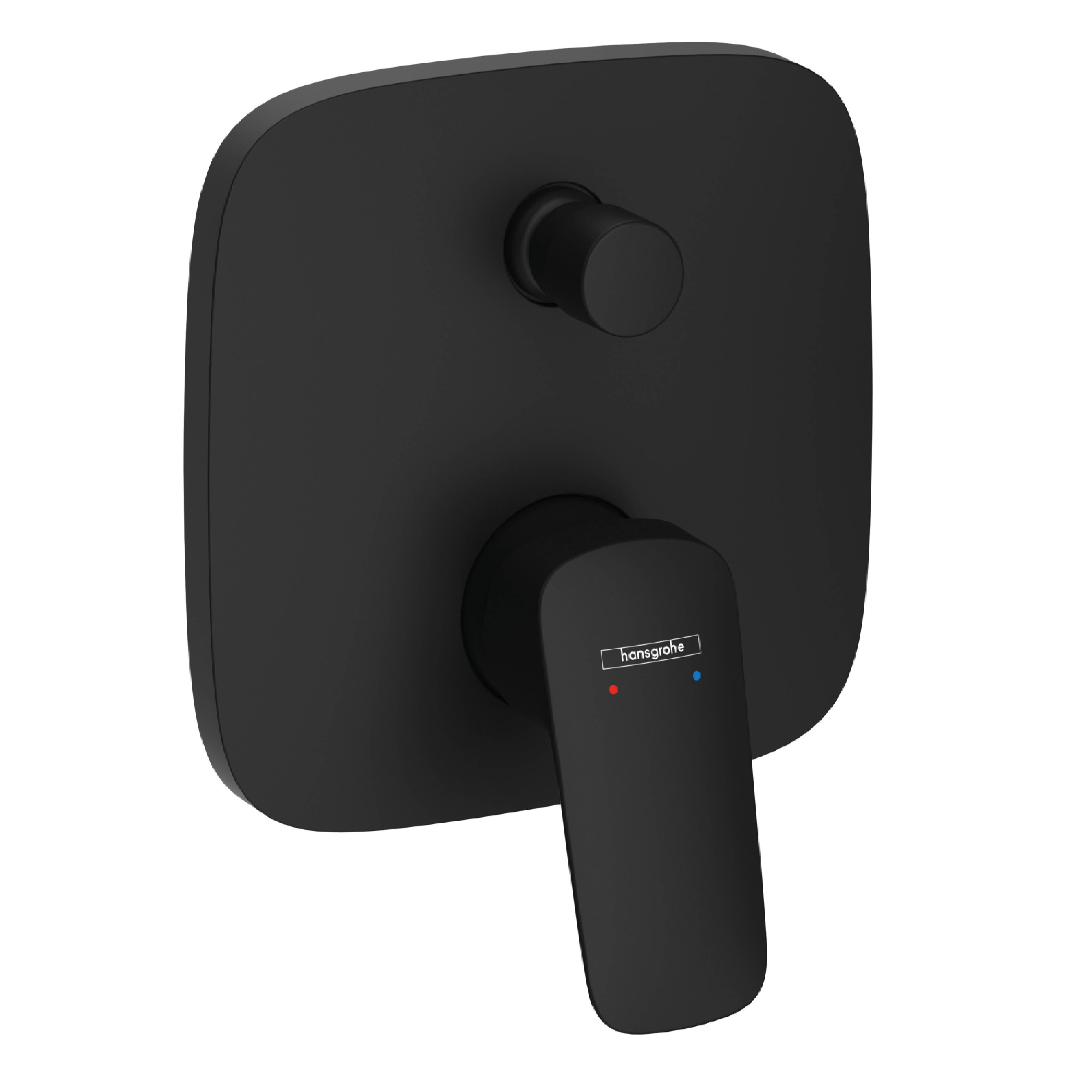 Darmowa Dostawa - Bateria wannowo-prysznicowa podtynkowa czarny Hansgrohe Logis 71407670