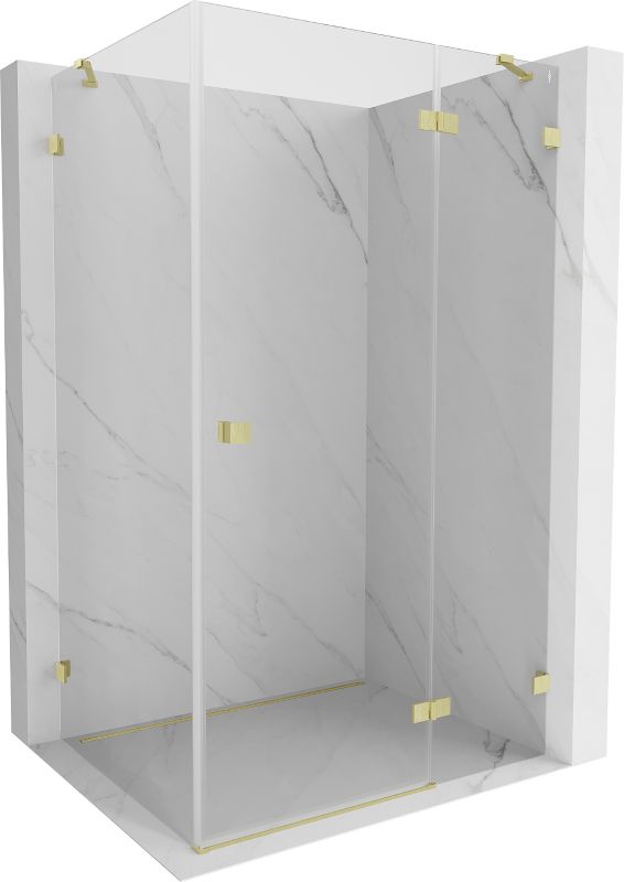 Kabina prysznicowa Mexen Lunar transparent gold 85x70 cm 1 szt.