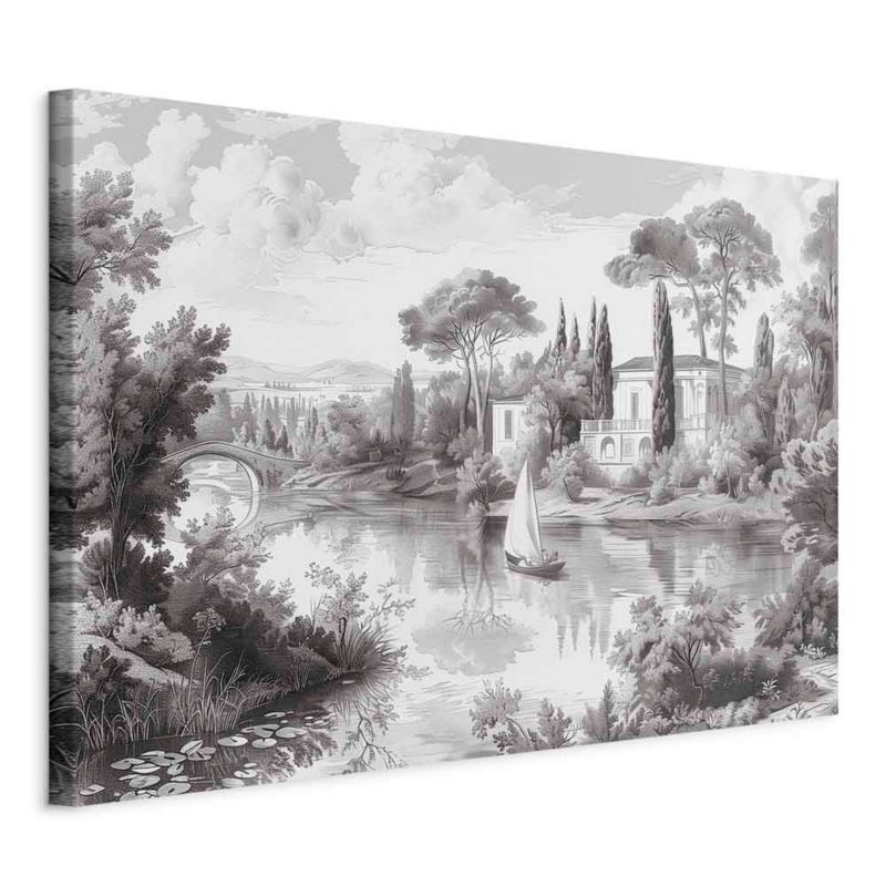 Obraz Artgeist Pejzaż vintage 120 x 80 cm płótno włoskie 1 szt