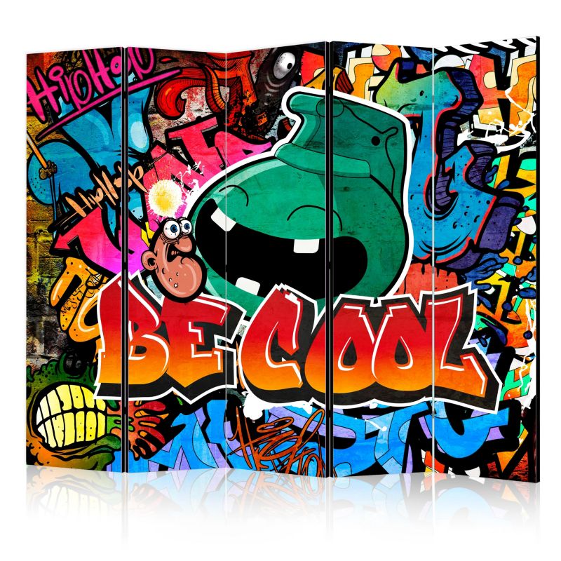 Parawan akustyczny Artgeist Street art 225x172 cm Street art 1 szt
