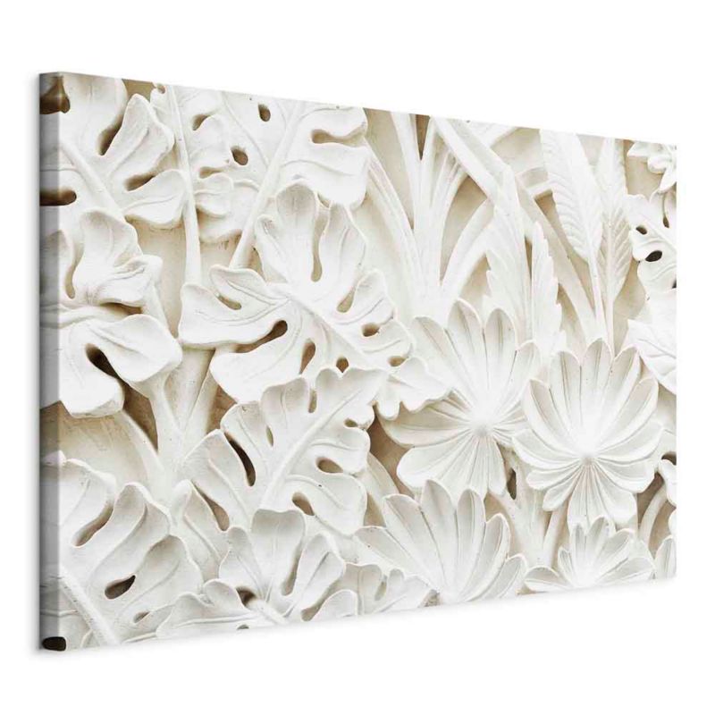 Obraz Artgeist Ceramiczne liście 90 x 60 cm płótno włoskie 1 szt