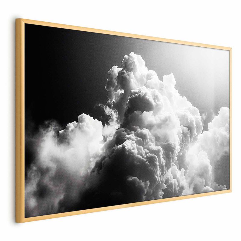 Plakat Artgeist Chmury marzeń 90x60 cm z ramą złotą 1 szt