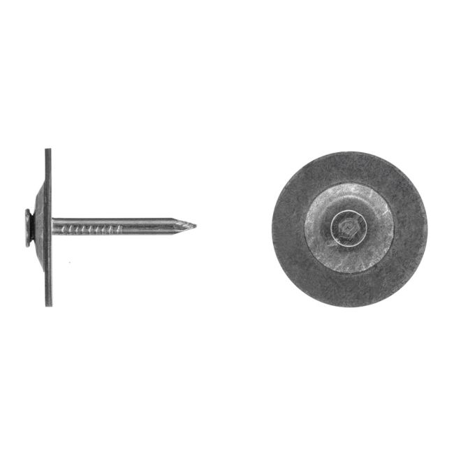 Gwóźdź papowy z podkładką ocynkowany 5 kg 2,8 x 28 mm