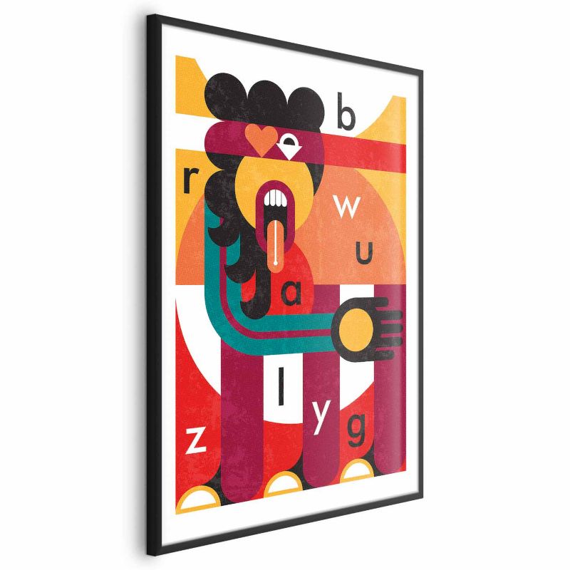 Plakat Artgeist Sztuka designu 29,7x42 cm z ramą czarną 1 szt