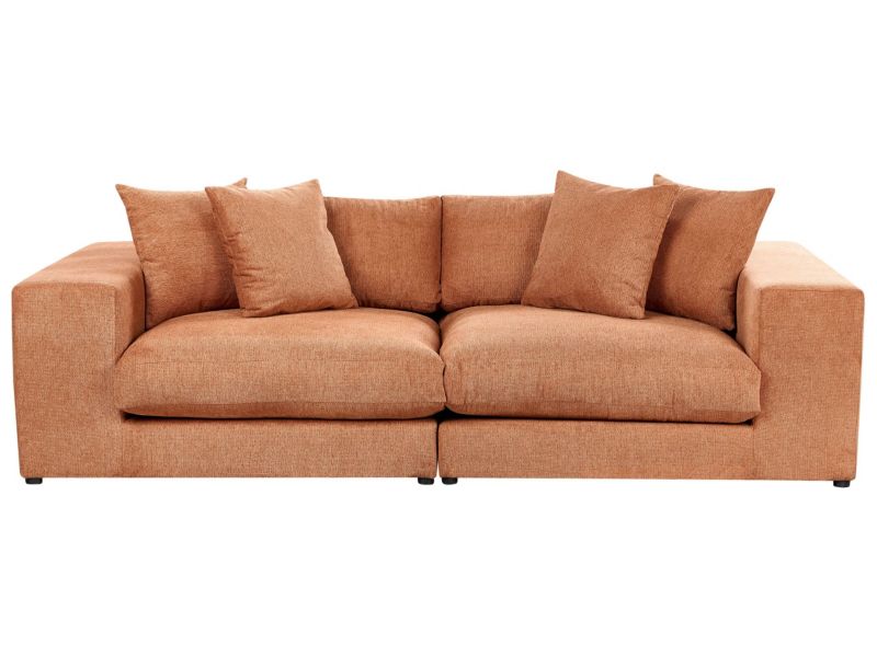Sofa 3-osobowa pomarańczowa Glorvika ii 1 szt.