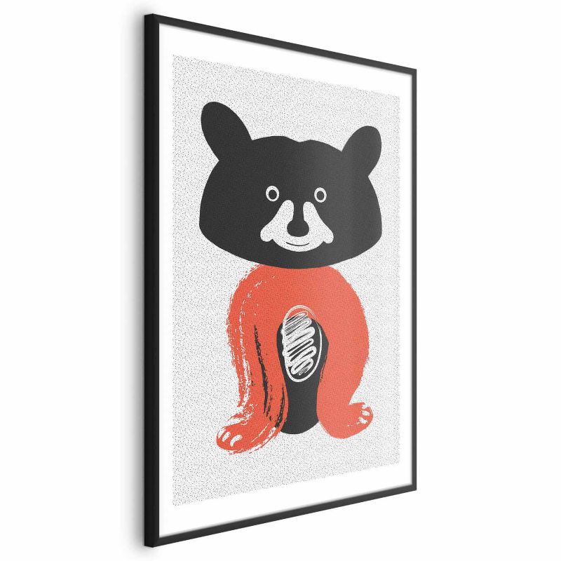 Plakat Artgeist Sympatyczny szop 29,7x42 cm z ramą czarną 1 szt