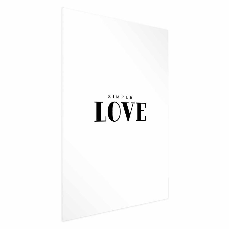 Plakat Artgeist Simple Love 21x30 cm bez ramy 1 szt