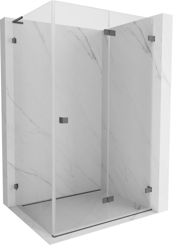 Kabina prysznicowa Mexen Lunar-F L gun gray 95x80 cm 1 szt.