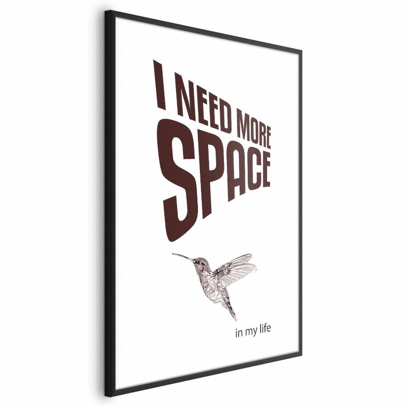 Plakat Artgeist More Space 60x90 cm z ramą czarną 1 szt