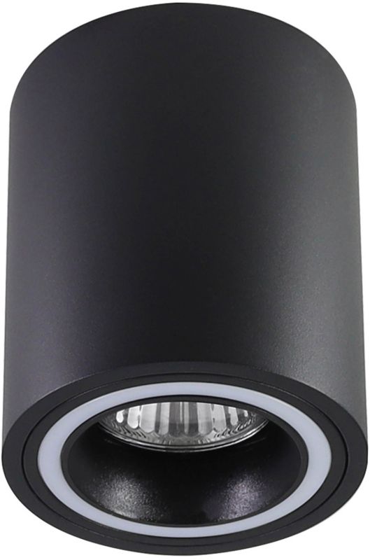 Oczko Goldlux Falco tuba 1 x GU10 czarne