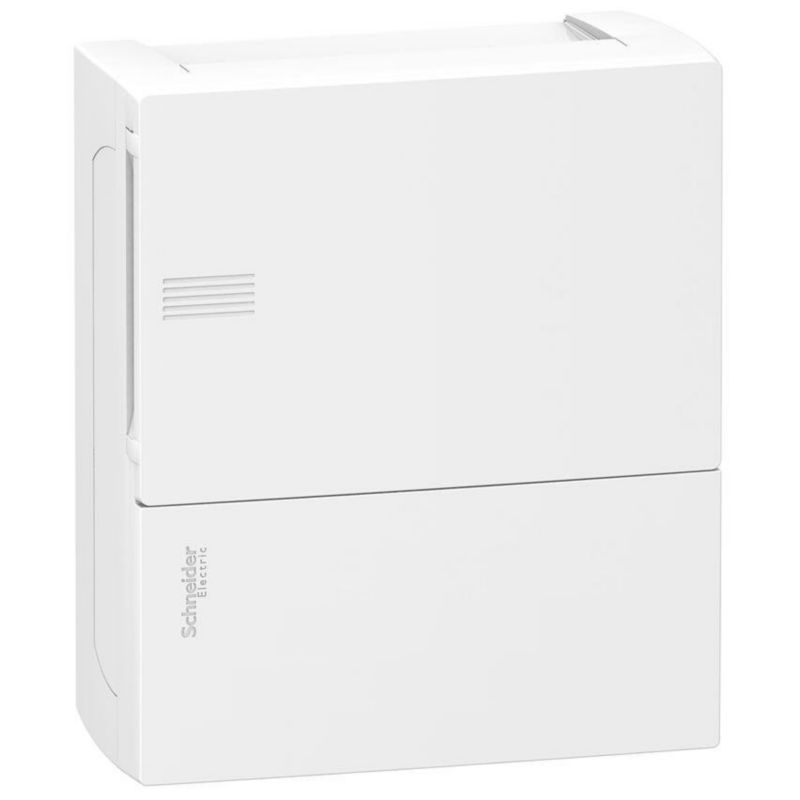 Obudowa natynkowa Schneider Mini Pragma IP40 MIP-1-8-NT-P drzwi białe 1 rząd 8 modułów/rząd 1 szt.