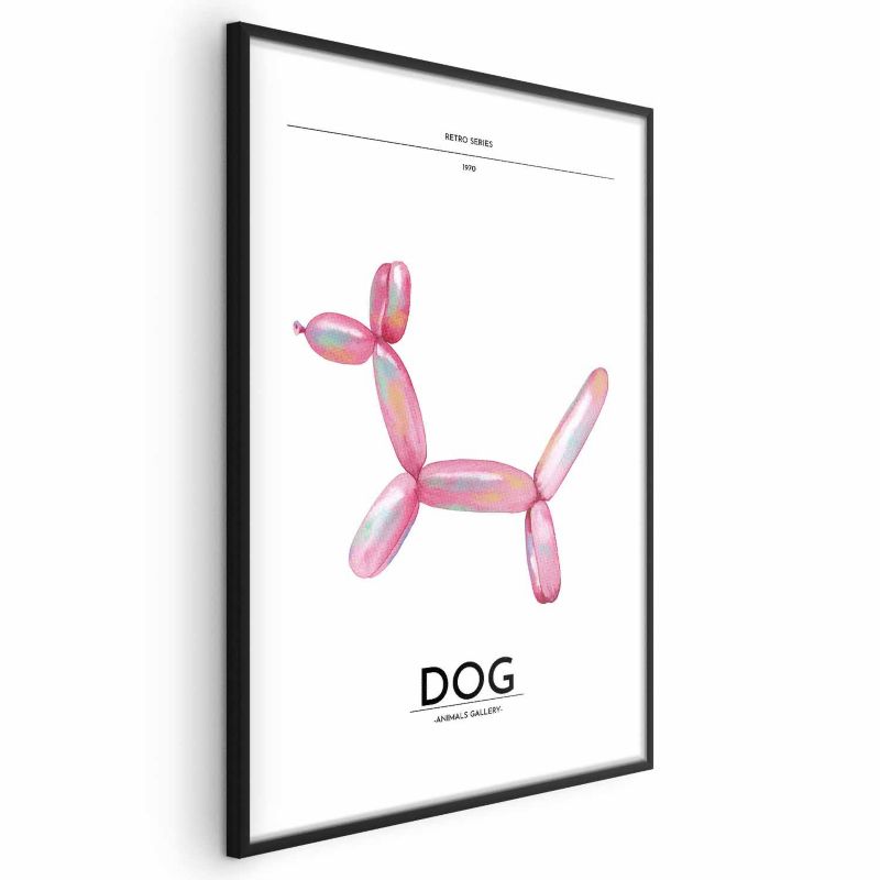 Plakat Artgeist Holo-Dog 40x60 cm z ramą czarną 1 szt