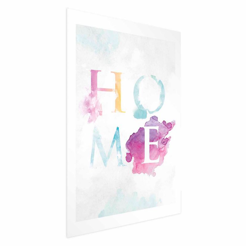 Plakat Artgeist Tęczowe home 29,7x42 cm bez ramy 1 szt