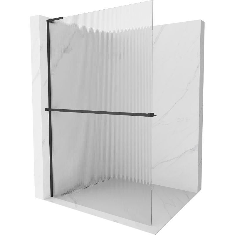 Ścianka prysznicowa Mexen Kioto+ L czarna 70x200 cm 800-070-123-70-09 1 szt.