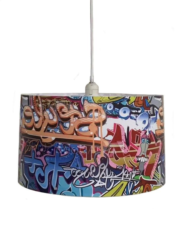 Lampa wisząca Light Prestige Graffiti wielokolorowa 1 x E27 1 szt.