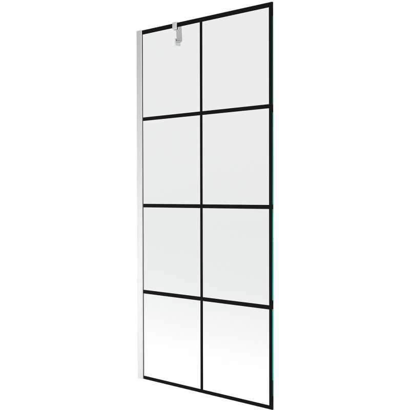 Parawan nawannowy Mexen Next czarny wzór 80x150 cm 895-080-000-00-77-01 1 szt.