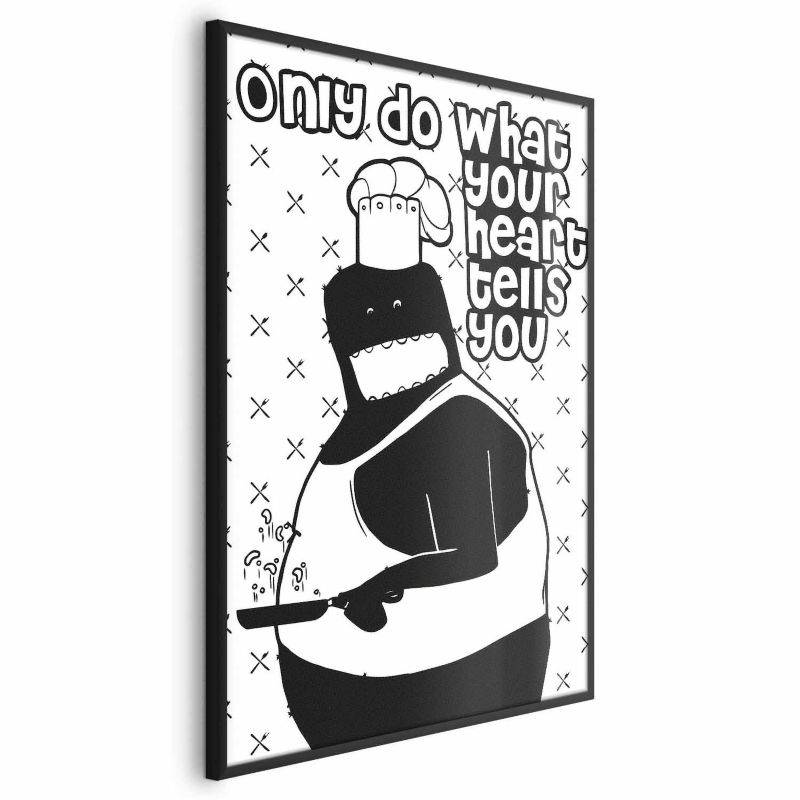 Plakat Artgeist Motto 60x90 cm z ramą czarną 1 szt