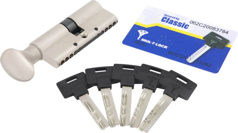 Wkładka Mul-T-Lock Classic G35 x 31 mm satyna