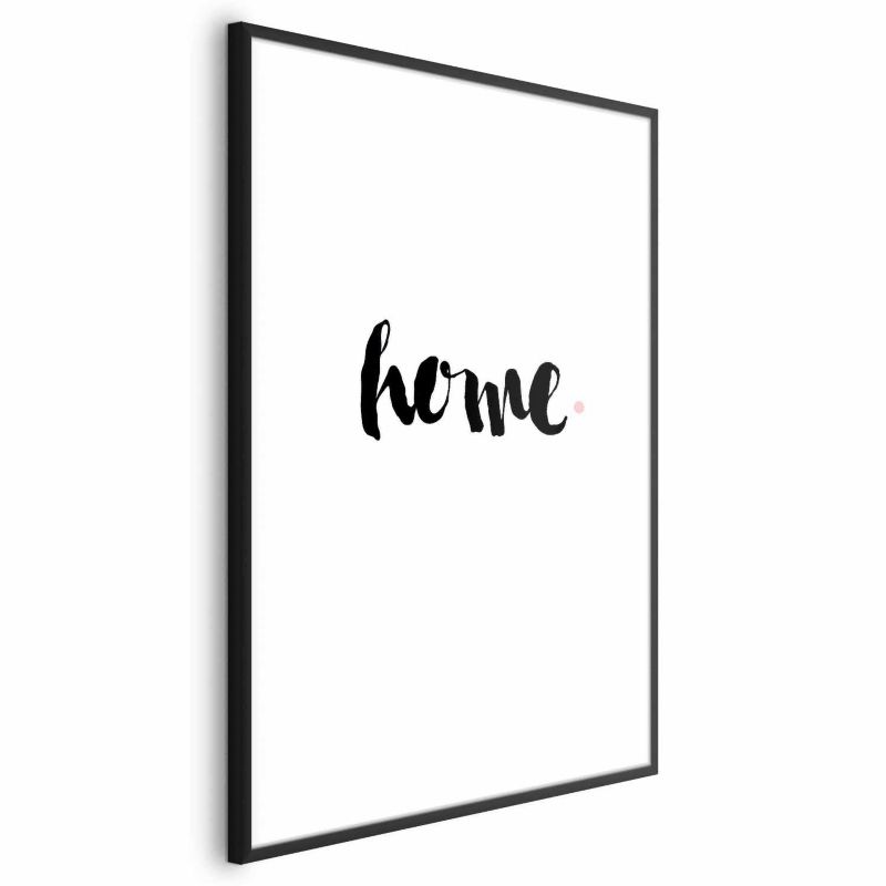 Plakat Artgeist Dom i kropka 21x30 cm z ramą czarną 1 szt