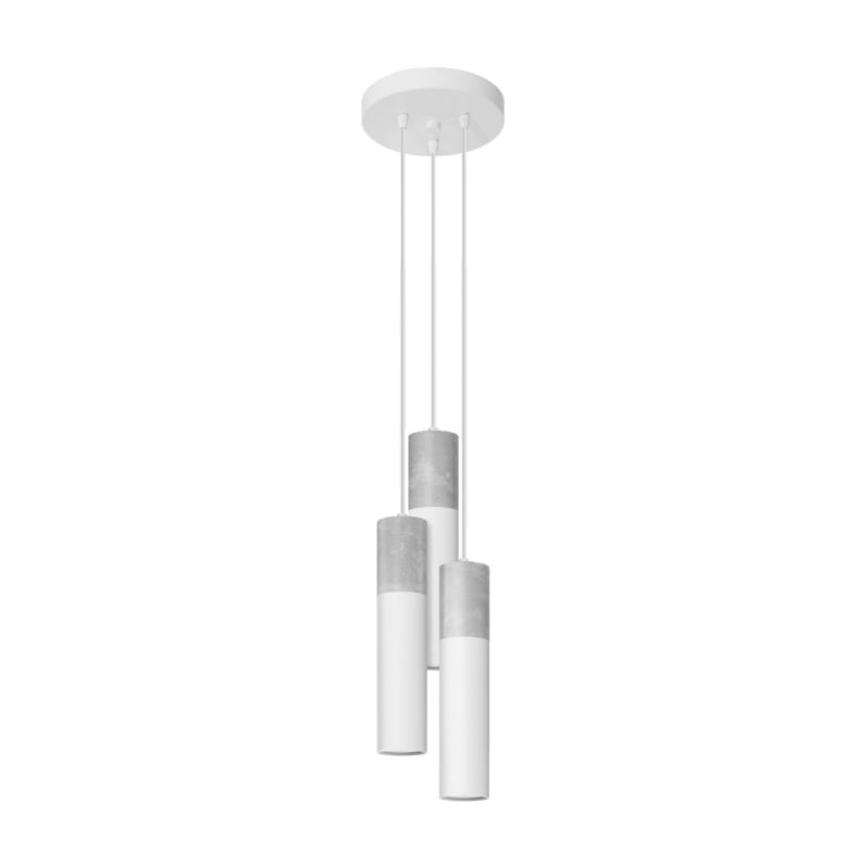 Lampa wisząca Sollux Lighting BORGIO 3P biały 1 szt.