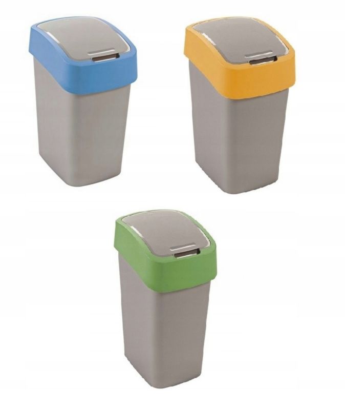 Kosze na śmieci Curver Flip 25L, 3 szt.