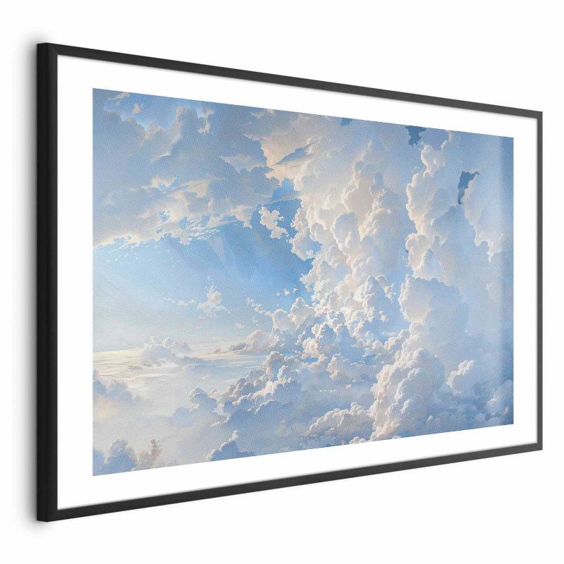 Plakat Artgeist Obrazy na niebie 90x60 cm z ramą czarną 1 szt