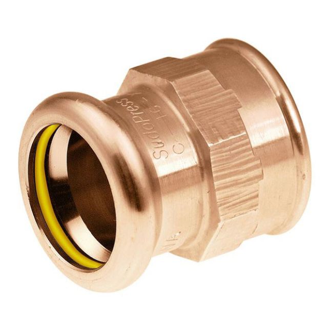 Złączka miedziana KAN-therm Press Gaz 15 mm x 1/2" gwint wewnętrzny