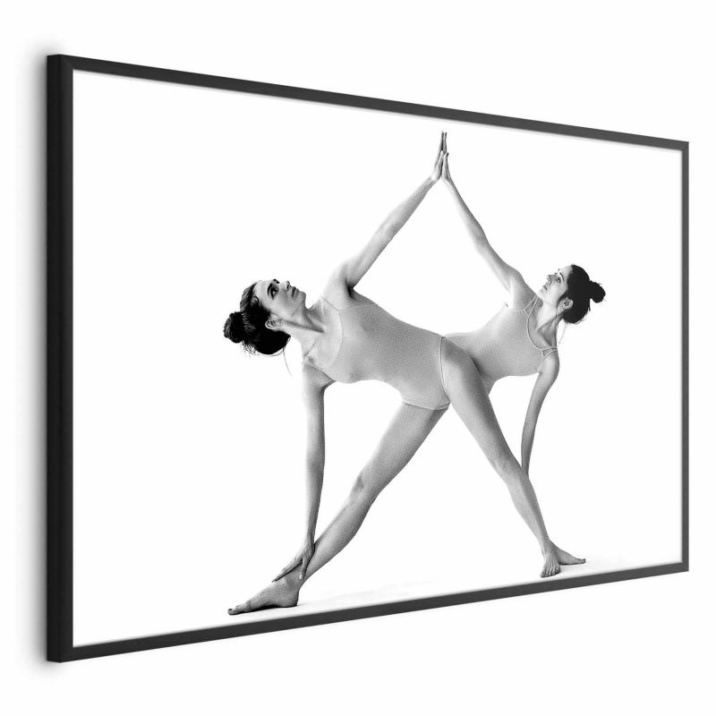 Plakat Artgeist Joga 42x29,7 cm z ramą czarną 1 szt