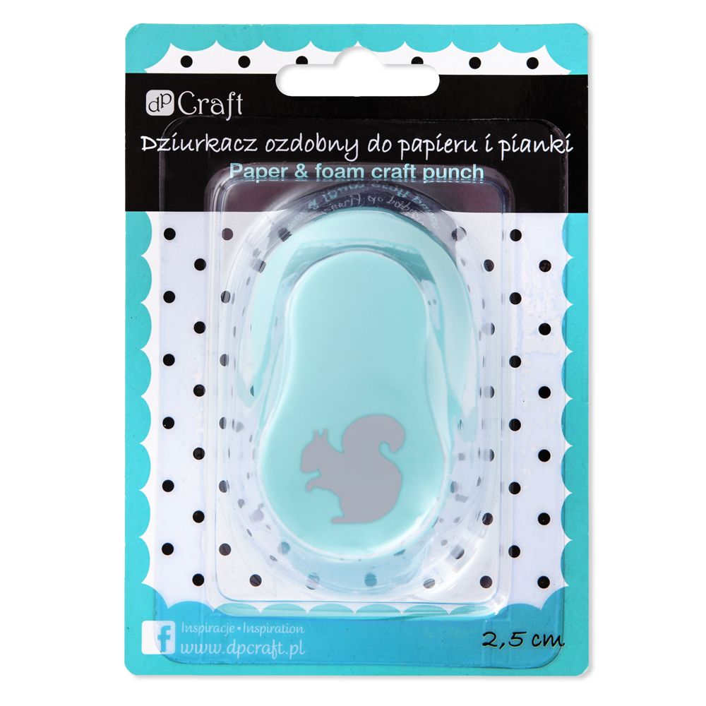 DZIURKACZ OZDOBNY DO PAPIERU I PIANKI 2,5 CM WIEWIÓRKA