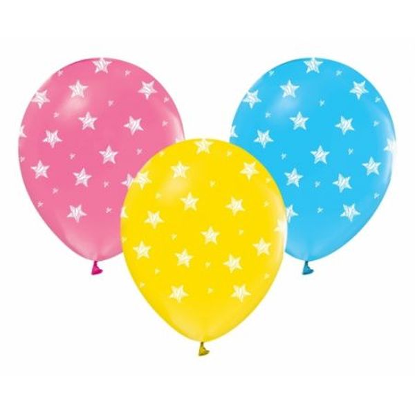 Balony Gwiazdki, 12"/5 szt. Godan