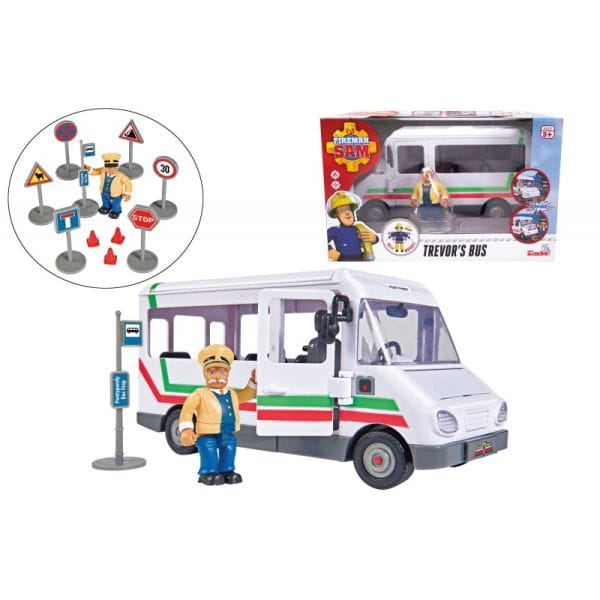 AUTOBUS TREVORA+FIGURKA 24X15X16