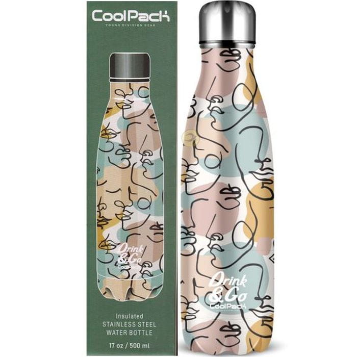 CoolPack Bidon metalowy Termo bottle Art deco
