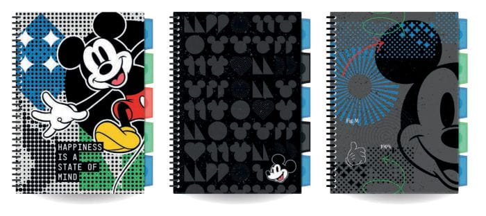 DISNEY FASHION - KOŁOBRULION B5 / 100 K. MIX 3 WZORÓW /MICKEY MOUSE /2