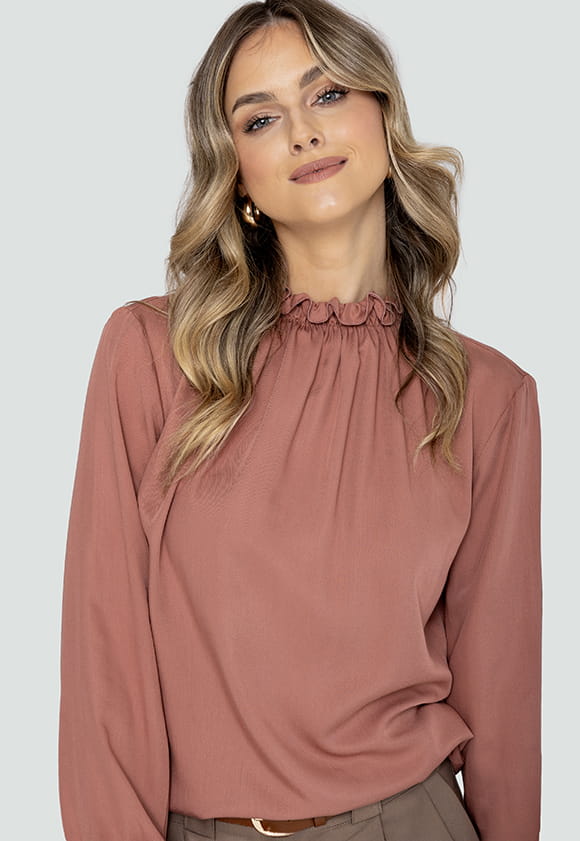 Bluse ESME - Tee-rosa