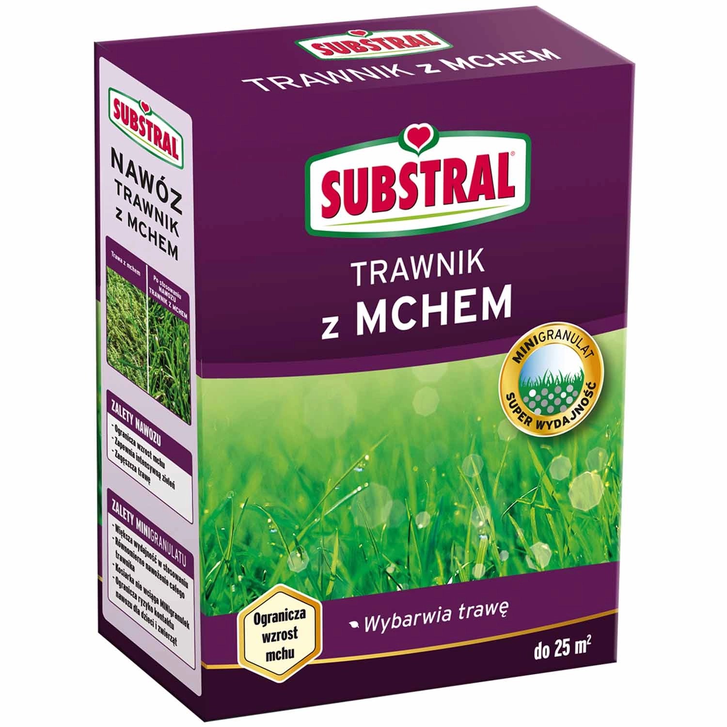 Substral 100 dni Nawóz do trawnika z mchem 1 kg.