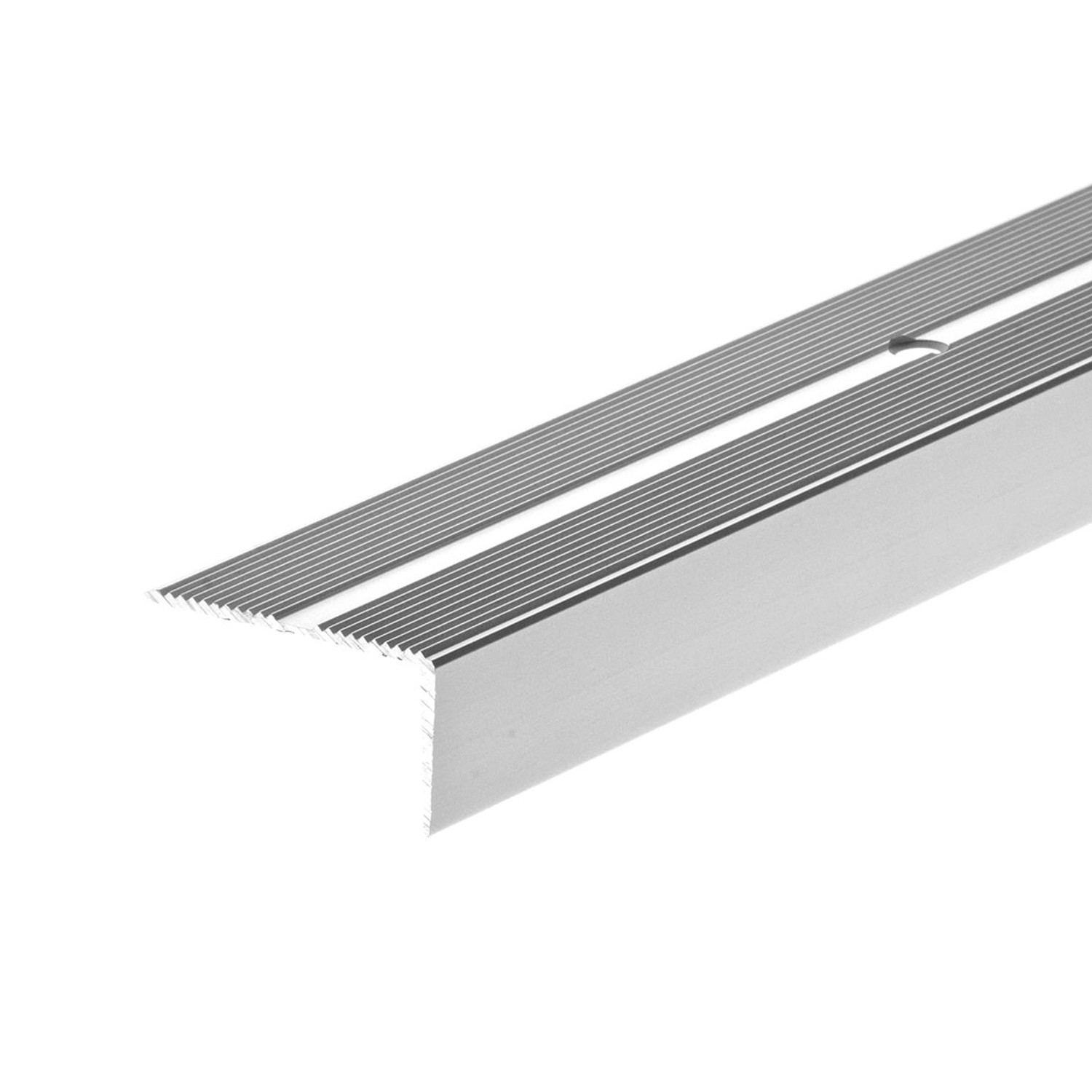Cezar Profil schodowy aluminiowy 40x20 mm x 1 m srebrny