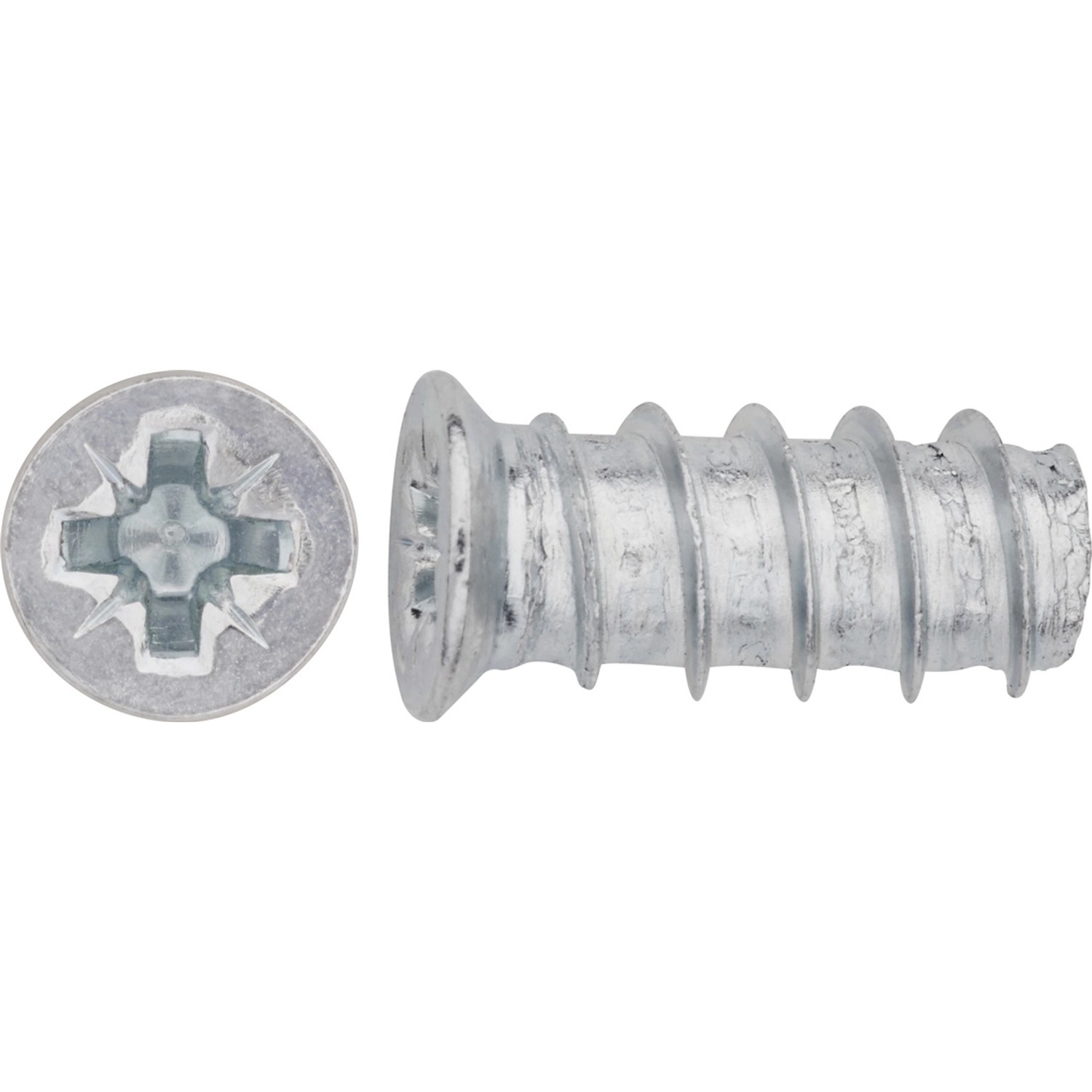 LUX Wkręt Euro z łbem płaskim 6 mm x 14,5 mm ocynkowany 20 szt