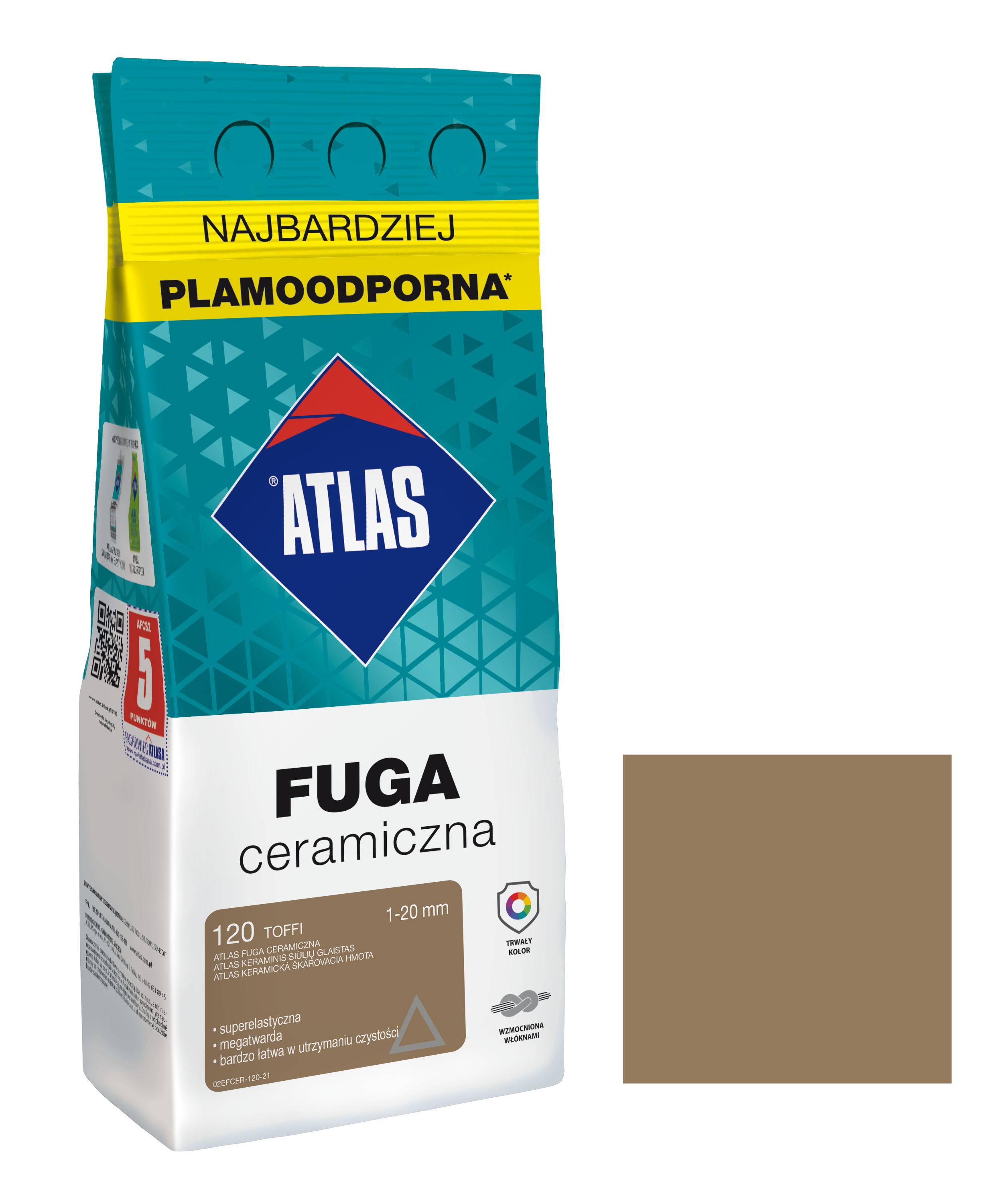 ATLAS FUGA CERAMICZNA 1-20MM 120 TOFFI 2KG