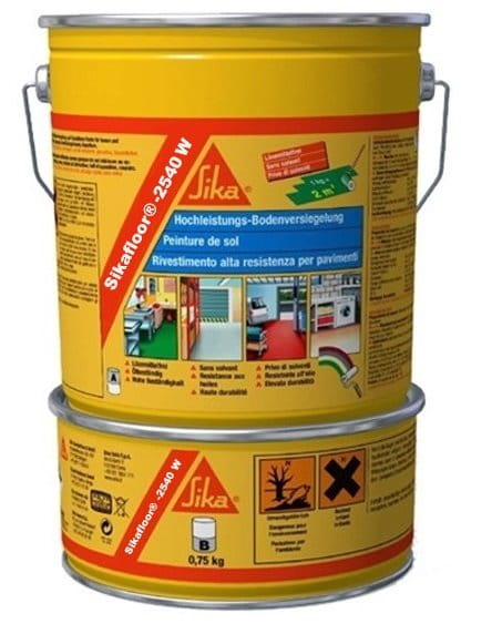 WODOROZCIEŃCZALNA POWŁOKA EPOKSYDOWA SIKAFLOOR 2540W RAL8017 6KG