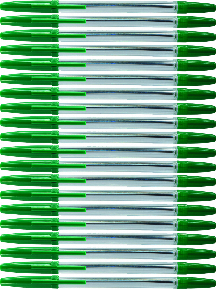 50x Długopis Office Products, 1.0mm, zielony