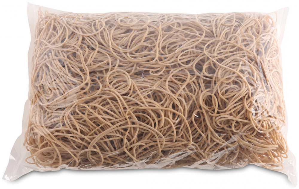Gumki recepturki Office Products, 70mm, 1kg, naturalny
