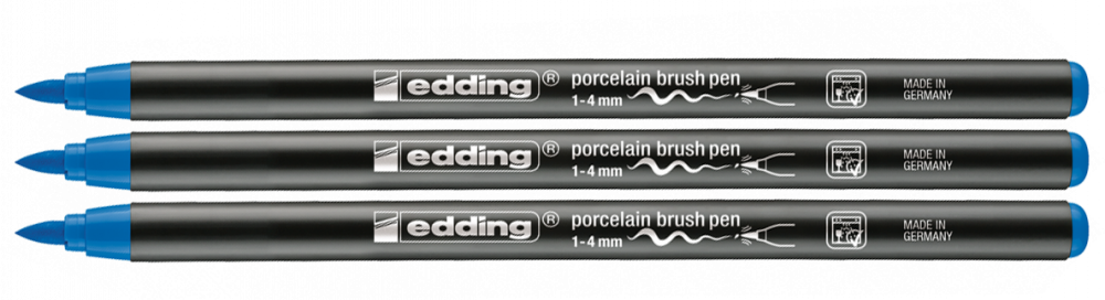 Pisak do powierzchni ceramicznych edding 4200, 1-4mm, 1 sztuka, błękitny