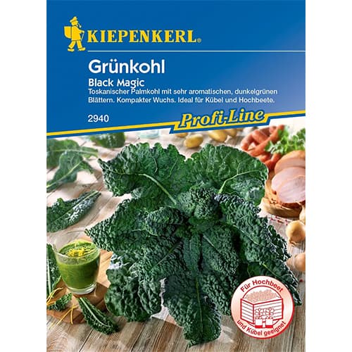 1 szt, Grünkohl / Palmkohl Black Magic - Samen: Ilość w opakowaniu: 1 Stück