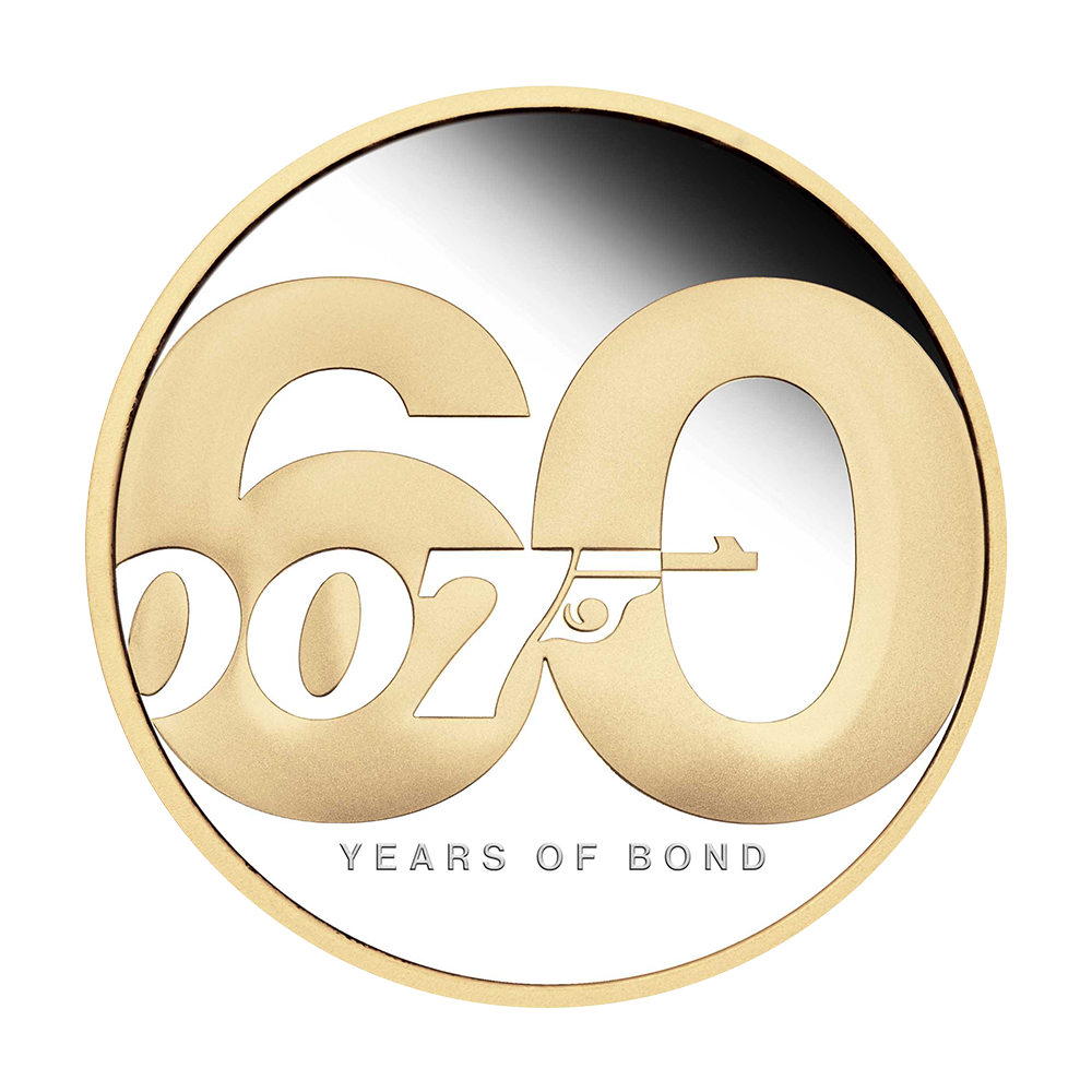 Srebrna moneta JAMES BOND 60 Rocznica 2020 2 uncje VAT 23% - wysyłka 24 h!