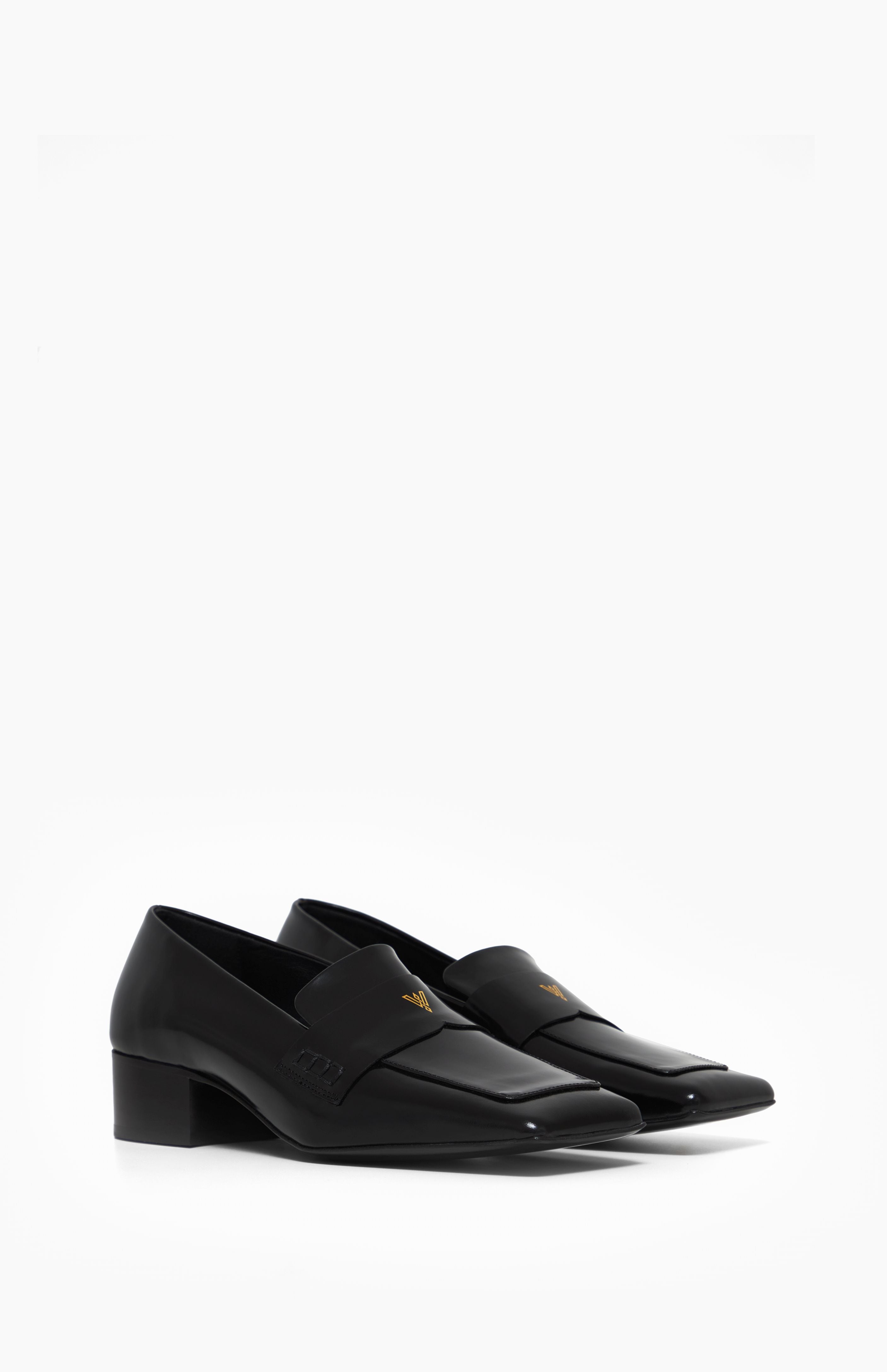 Mokasyny skórzane ALEX CRISTAL BLACK 36 - Vanda Novak