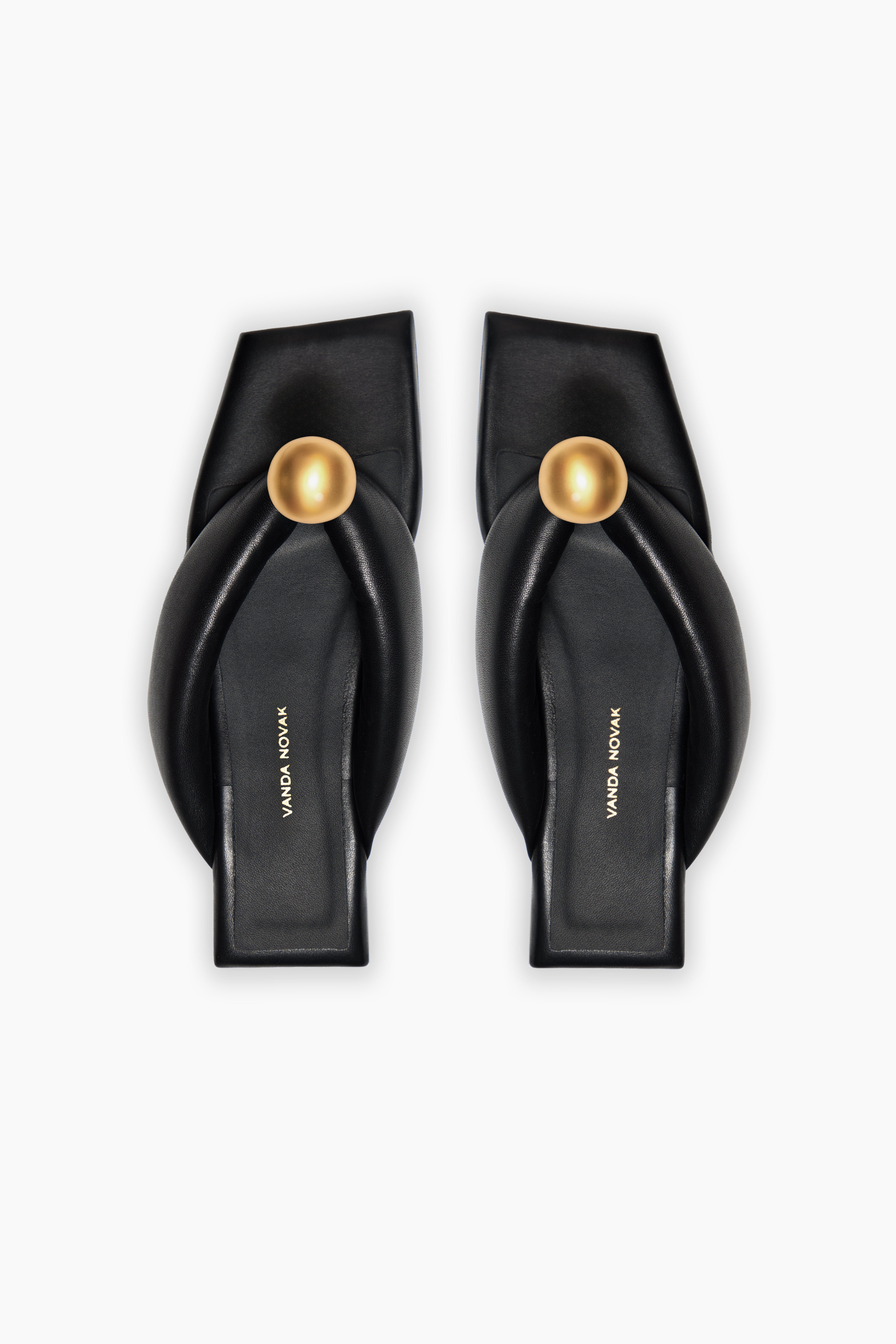 Klapki damskie FLORENCE DEEP BLACK 35 - Vanda Novak